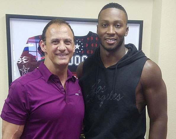 Dr. Doug Arvanitis with Noah Spence